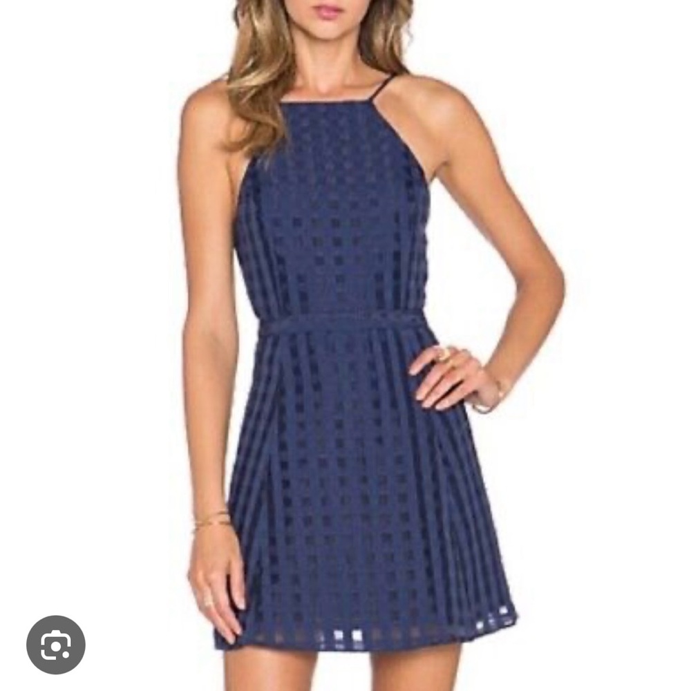 NBD navy dress